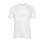 Camiseta cuello redondo hombre blanca