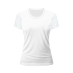 Camiseta cuello redondo mujer blanca