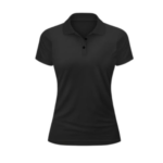 Camiseta Polo mujer negra