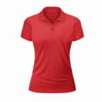 Camiseta Polo mujer roja