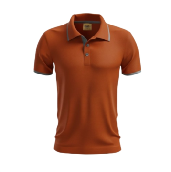 Camiseta polo ok naranja