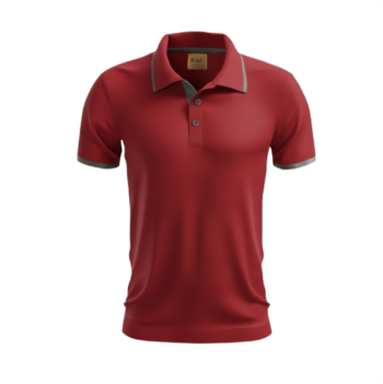 Camiseta polo ok rojo