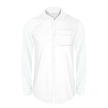 Camisa manga larga abajo redonda