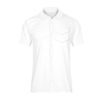 Camisa recta abajo bolsa triangular