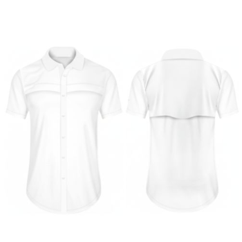 Camisa Columbia redonda abajo