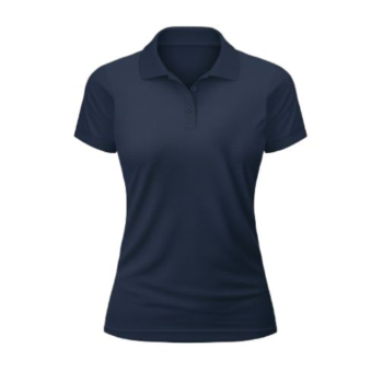 Camiseta Polo azul mujer