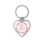 Llavero corazón sublimado
