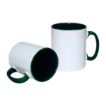 Taza con fondo de color