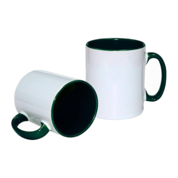 Taza con fondo de color