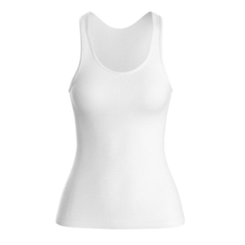 Camiseta de tirantes blanca mujer