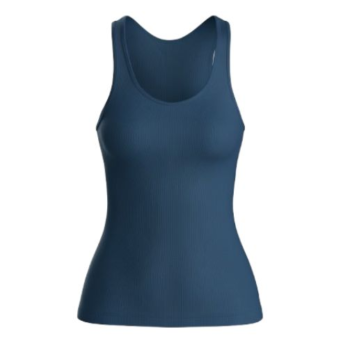 Camiseta de tirantes azul mujer