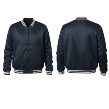 Chamarra azul escolar